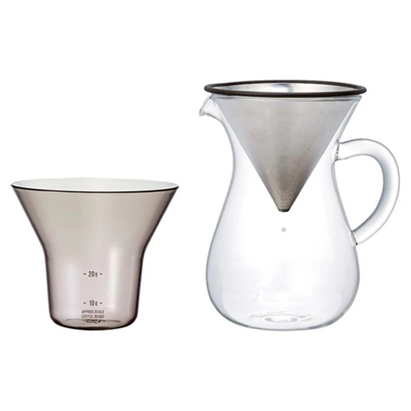 Kinto Kaffee Karaffe Set Für 2 Tassen 3 Kinto Kaffee Karaffe Set Für 2 Tassen