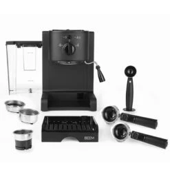 Espresso Perfect Schwarz Matt -Bestes Café Geschäft 105204 105204 beem espresso perfect schwarz matt mitzubehoer