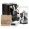Bundle Mini Mattschwarz + Eureka Mignon -Bestes Café Geschäft 105384 105384 wega bundle mini mattschwarz eureka mignon neu