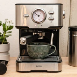 Siebträgermaschine Espresso Select Schwarz Edelstahl 9 Siebträgermaschine Espresso Select Schwarz Edelstahl -Bestes Café Geschäft 105408 105408 beem siebtragermaschine espresso select kueche