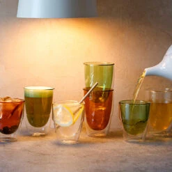 Stack Thermo Glass 200 Ml Semi-Green -Bestes Café Geschäft 105413 105413 carl henkel stack thermo glass 200 ml semi green mood