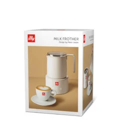 Illy Milchaufschäumer weiss 7 Illy Milchaufschäumer weiss -Bestes Café Geschäft 105712 105712 illy milchaufschaeumer weiss karton